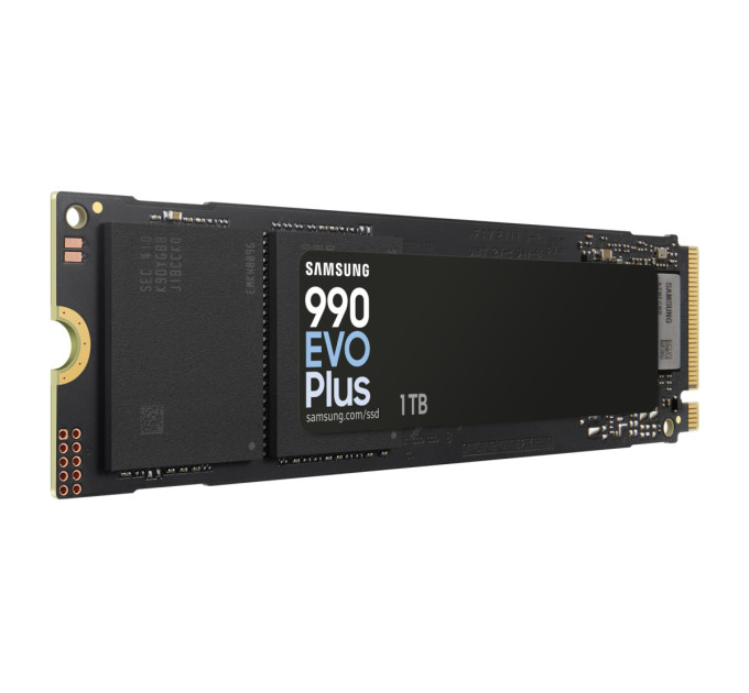 SSD накопичувач 1ТB Samsung 990 EVO Plus M.2 2280 PCIe 5.0 x4 NVMe V-NAND TLC (MZ-V9S1T0BW)