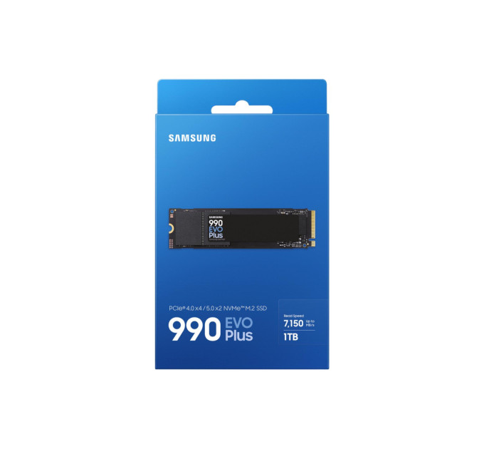 SSD накопичувач 1ТB Samsung 990 EVO Plus M.2 2280 PCIe 5.0 x4 NVMe V-NAND TLC (MZ-V9S1T0BW)