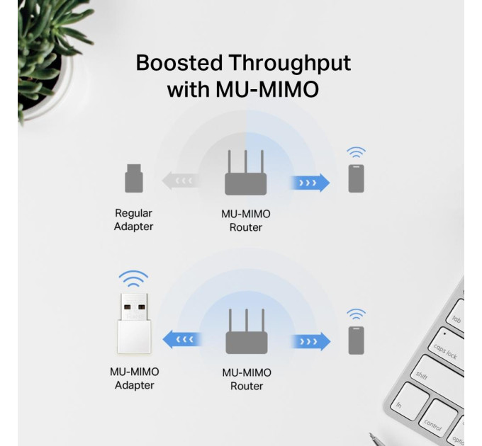 Бездротовий мережевий USB-адаптер  MERCUSYS, MA30N