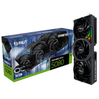 Відеокарта  PALIT Nvidia GeForce RTX 5080 GamingPro OC 16GB GDDR7 (NE75080S19T2-GB2031A)