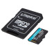 Карта пам'яті  Kingston 128GB microSDXC сlass 10 UHS-I U3 V30 A2 Canvas Go Plus G4 (SDCG4/128GB)