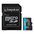 Карта пам'яті  Kingston 128GB microSDXC сlass 10 UHS-I U3 V30 A2 Canvas Go Plus G4 (SDCG4/128GB)