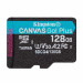 Карта пам'яті MicroSDXC  128GB UHS-I/U3 Class 10 Kingston Canvas Go! Plus R200/W200MB/s (SDCG4/128GBS
