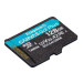 Карта пам'яті MicroSDXC  128GB UHS-I/U3 Class 10 Kingston Canvas Go! Plus R200/W200MB/s (SDCG4/128GBS