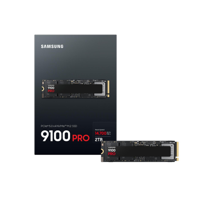 SSD-накопичувач Samsung 9100 Pro 2TB M.2 PCIe 5.0 x4 V-NAND TLC (MZ-VAP2T0BW)