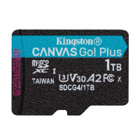 Карта пам'яті MicroSDXC 1TB UHS-I/U3 Class 10 Kingston Canvas Go! Plus R200/W160MB/s (SDCG4/1TBSP)