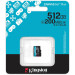 Карта пам'яті MicroSDXC  512GB UHS-I/U3 Class 10 Kingston Canvas Go! Plus R200/W160MB/s