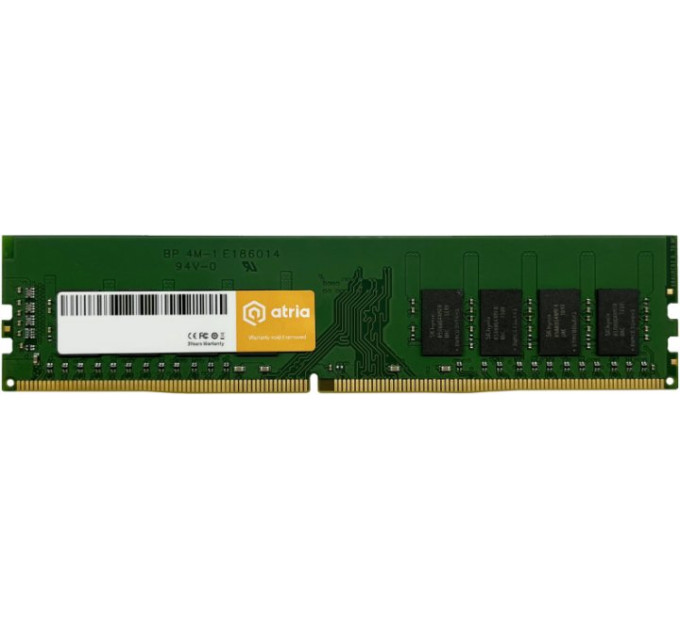 Оперативна пам`ять 8GB DDR4 PC4-21300 (2666 MHz) ATRIA UAT42666CL19K1/8