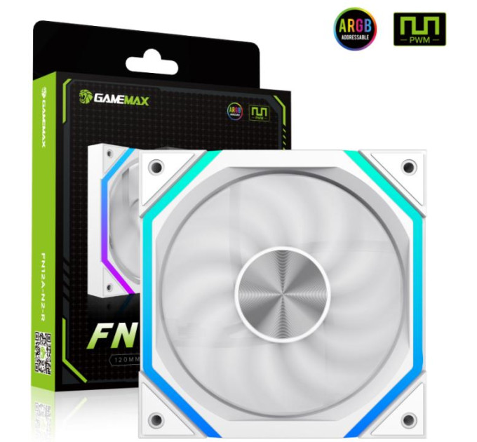 Кулер  Gamemax FN12A-N2-W White