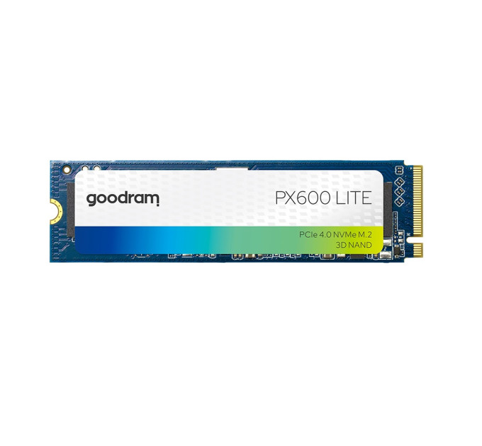SSD-накопичувач  GOODRAM PX600 Lite 2280 PCIe 4.0 x4 NVMe 512GB (SSDPR-PX600L-512-80)