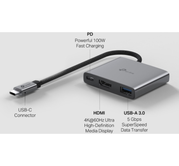 USB-хаб  TP-Link UH3020C 3in1