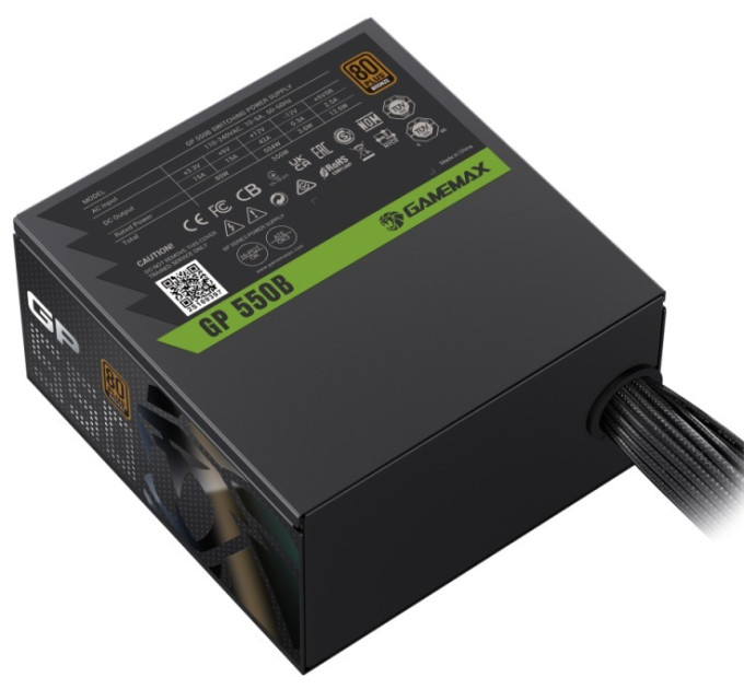 Блок живлення  Gamemax 550W GP 550B Black