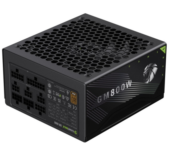 Блок живлення  Gamemax 800W GM 800B Fully Modular Black (GM 800B Fully-modular New)