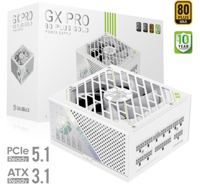 Блок живлення  Gamemax 850W GX PRO 850G WH