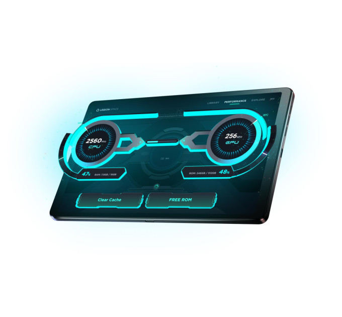 Планшет  Lenovo Legion Tab (3rd Gen) TB321FU 16/512GB Eclipse Black + Case&Film (ZAEF0081UA)
