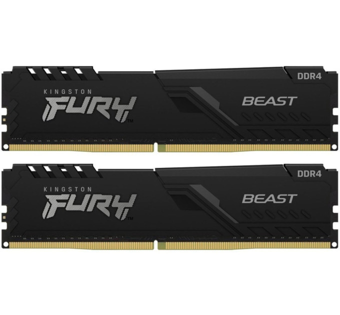 Оперативна пам’ять  Kingston FURY (ex. HyperX) Beast XMP Black DDR4 2x8GB (KF432C16BBK2/16WP)