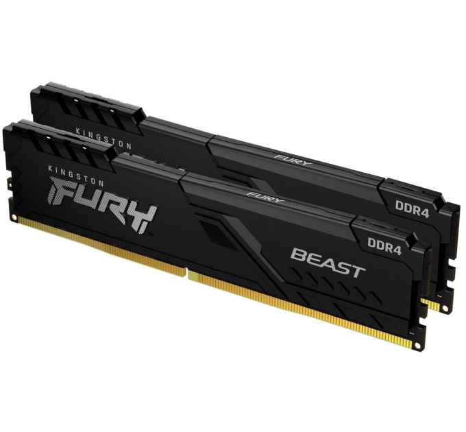 Оперативна пам’ять  Kingston FURY (ex. HyperX) Beast XMP Black DDR4 2x8GB (KF432C16BBK2/16WP)