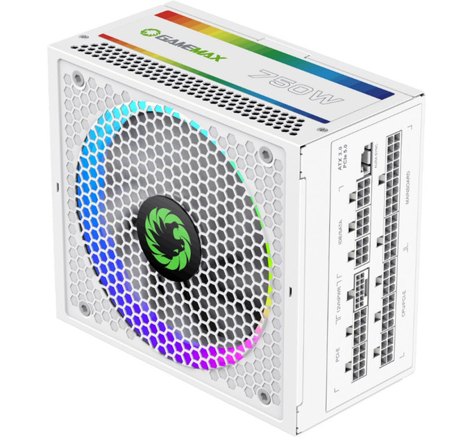 Блок живлення  GameMax RGB 750 PRO WH (ATX3.1PCIe5.1)