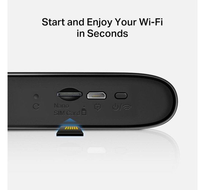 Мобільний маршрутизатор MERCUSYS MT110 N150, 4G/LTE, 2200мА*год MT110