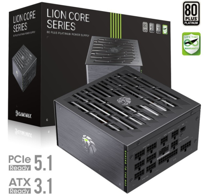 Блок живлення  Gamemax 1000W Lion Core 1000P (Lion core 1000P)