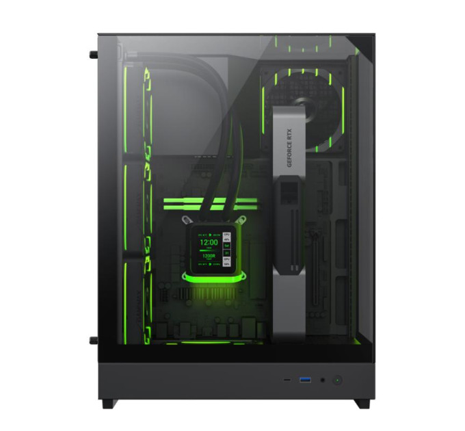 Корпус  Gamemax T20 Black with window (T20 BK)