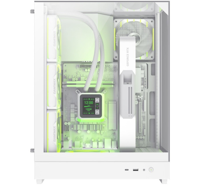 Корпус  Gamemax T20 White with window (T20 WH)