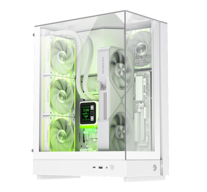 Корпус  Gamemax T20 White with window (T20 WH)
