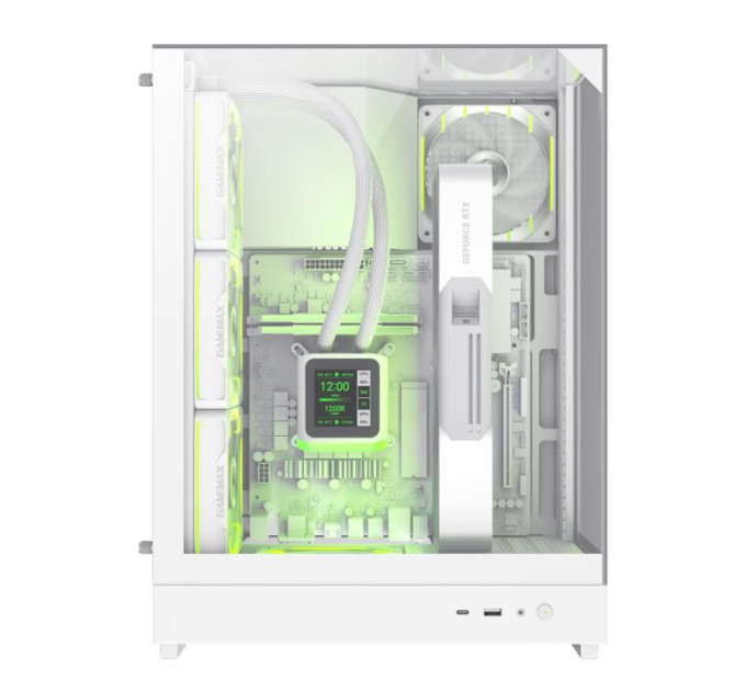 Корпус  Gamemax T20 White with window (T20 WH)