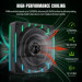 Кулер для корпусу  GameMax Tornado T12 ARGB-R 120*120*25 3pin