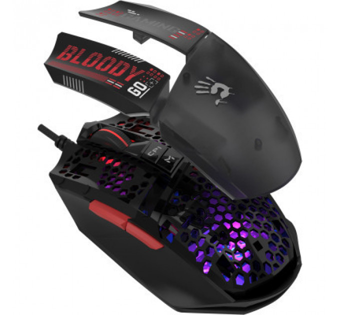 Мишка A4Tech Bloody W60 Max Mini RGB Activated USB Honeycomb (Bloody W60 Max Mini Honeycomb)