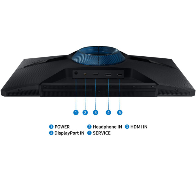 Монітор  Samsung 24" Odyssey G3 LS24DG300 (LS24DG300EIXUA)