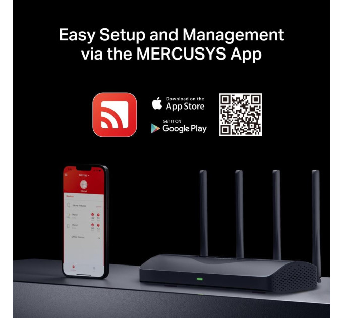 Маршрутизатор  Wi-Fi Mercusys MR27BE