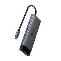 Концентратор TP-LINK UH7021C USB-C > 3xUSB3.0/1xHDMI/1xSD/1xmicroSD/1xPD 100Wh UH7021C