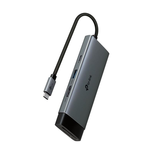 Концентратор TP-LINK UH7021C USB-C > 3xUSB3.0/1xHDMI/1xSD/1xmicroSD/1xPD 100Wh UH7021C