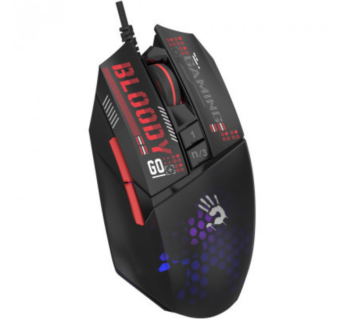 Мишка A4Tech Bloody W60 Max Mini RGB Activated USB Honeycomb (Bloody W60 Max Mini Honeycomb)