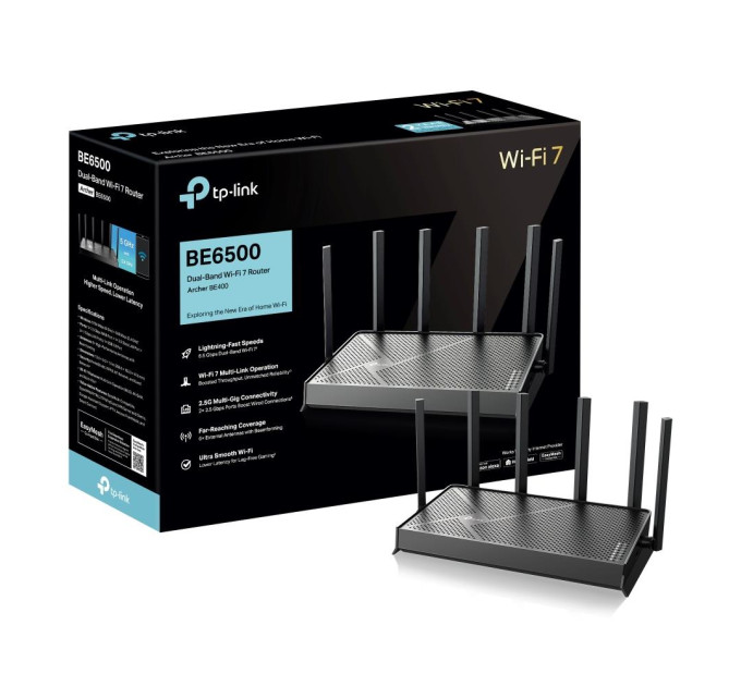 Маршрутизатор  Wi-Fi TP-LINK Archer BE400