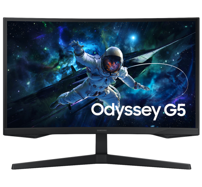 Монітор Samsung 27" Odyssey G55C 2xHDMI, DP, VA, 2560x1440, 165Hz, 1ms, CURVED LS27CG550EIXUA