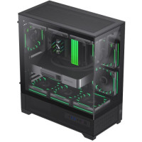Корпус  Midi Tower без блока живлення   E-ATX,ATX, M-ATX,ITX, Tempered Glass,Mesh,USB3.2