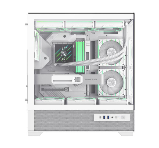 Корпус  Gamemax Vista 2 White with window (VISTA 2 AW)