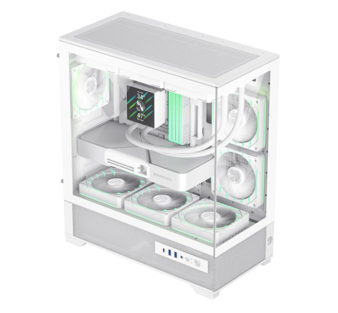 Корпус  Gamemax Vista 2 White with window (VISTA 2 AW)