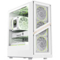 Корпус  Gamemax Aeris 330 GB White with window (AERIS 330 GW)
