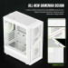 Корпус  Gamemax Aeris 330 GB White with window (AERIS 330 GW)