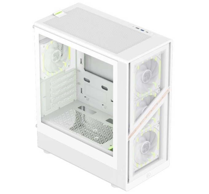Корпус  Gamemax Aeris 330 GB White with window (AERIS 330 GW)
