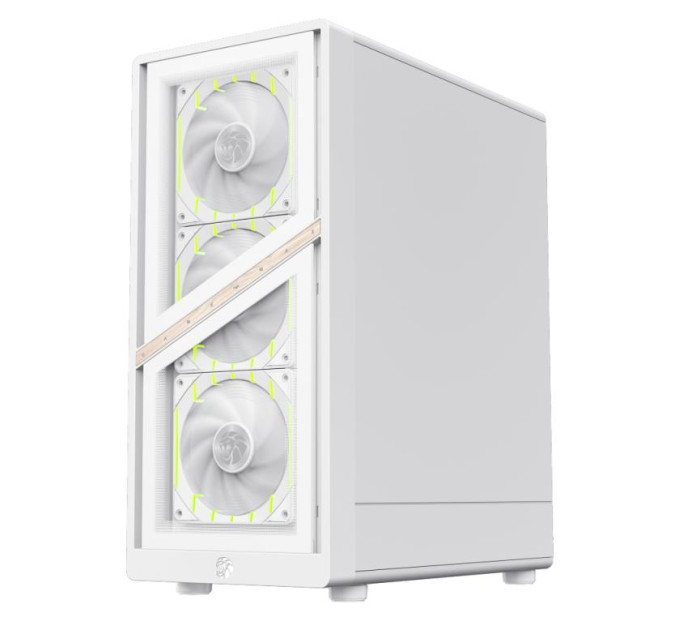 Корпус  Gamemax Aeris 330 GB White with window (AERIS 330 GW)