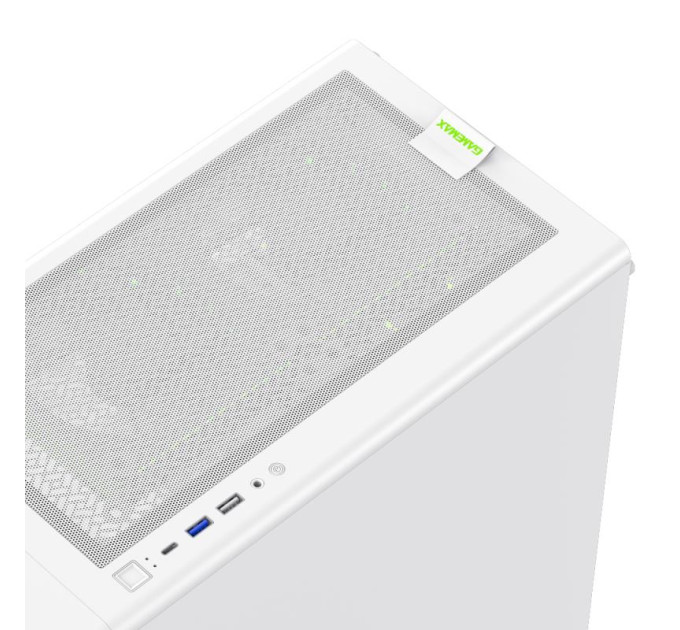 Корпус  Gamemax Aeris 330 GB White with window (AERIS 330 GW)