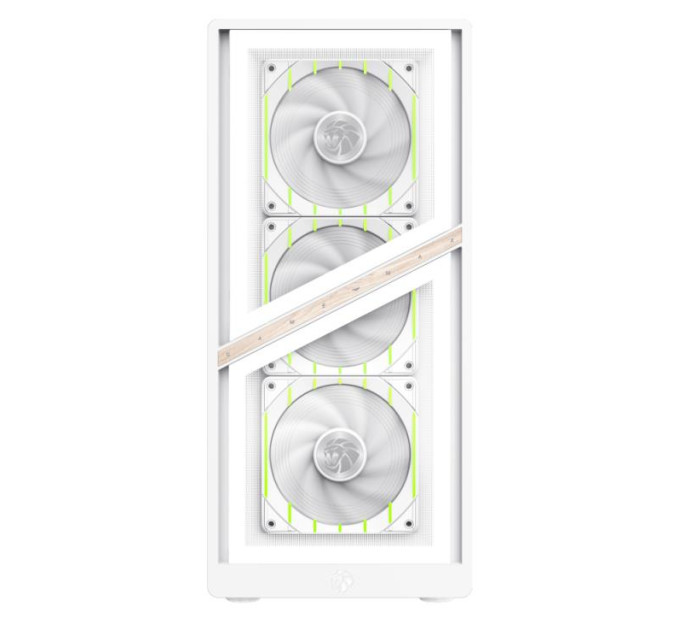 Корпус  Gamemax Aeris 330 GB White with window (AERIS 330 GW)
