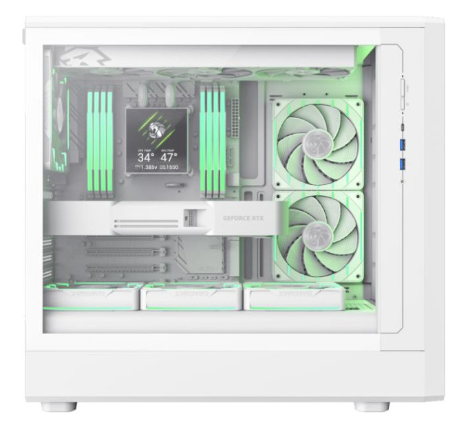 Корпус  Gamemax Claw 460 White with window (CLAW 460 WH)