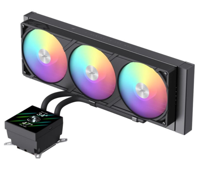Система рідинного охолодження  Gamemax GLACIER 360 LCD BK