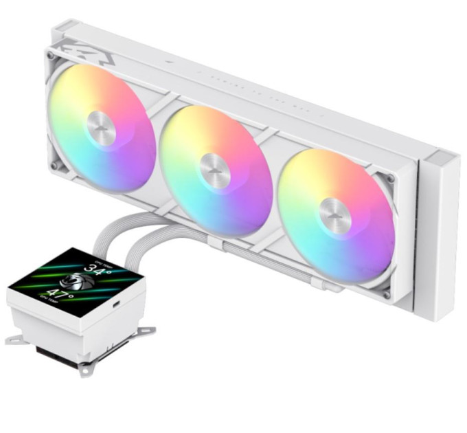 Система рідинного охолодження  Gamemax GLACIER 360 LCD WH