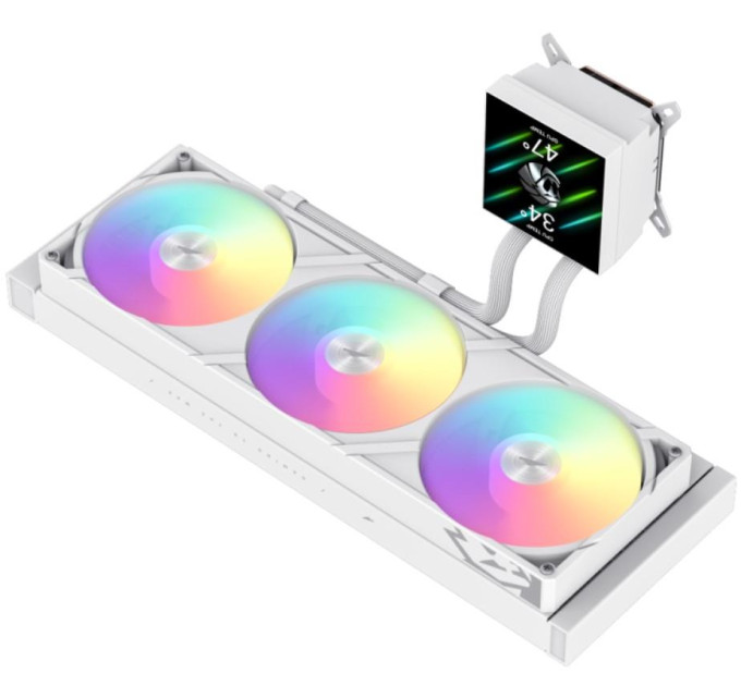 Система рідинного охолодження  Gamemax GLACIER 360 LCD WH